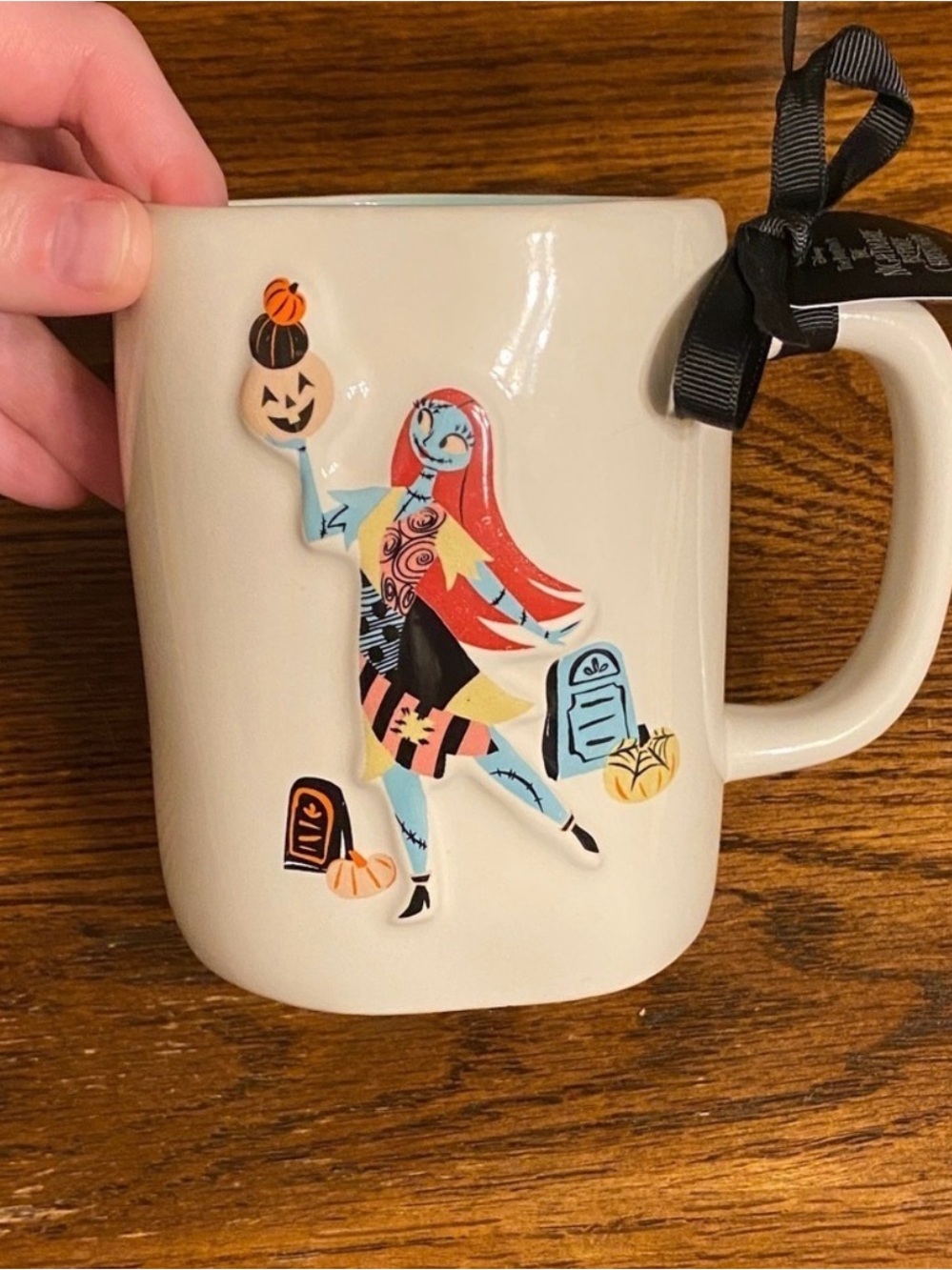 Rae Dunn Disney NBC Sally Scream Queen Ceramic Coffee Mug NWT